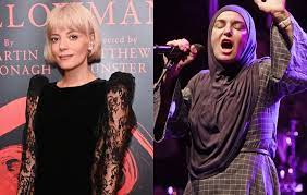 Lily Allen 'furiosa' com tributos 'covardes' a Sinéad O'Connor / Lily Allen 'incensed' by 'spineless' tributes to Sinéad O'Connor