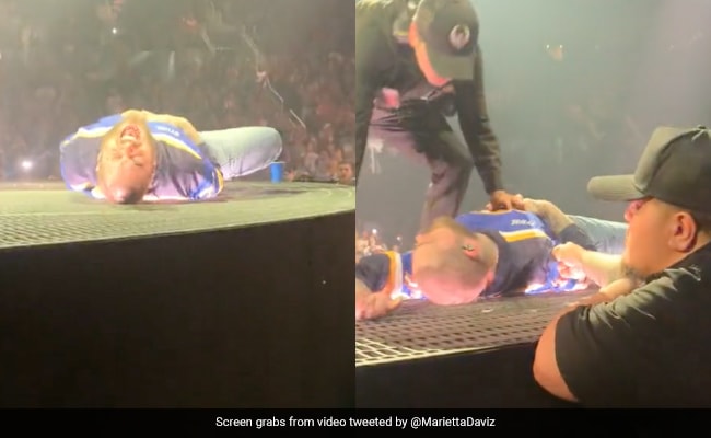 Post Malone quebra costelas após cair em buraco no palco